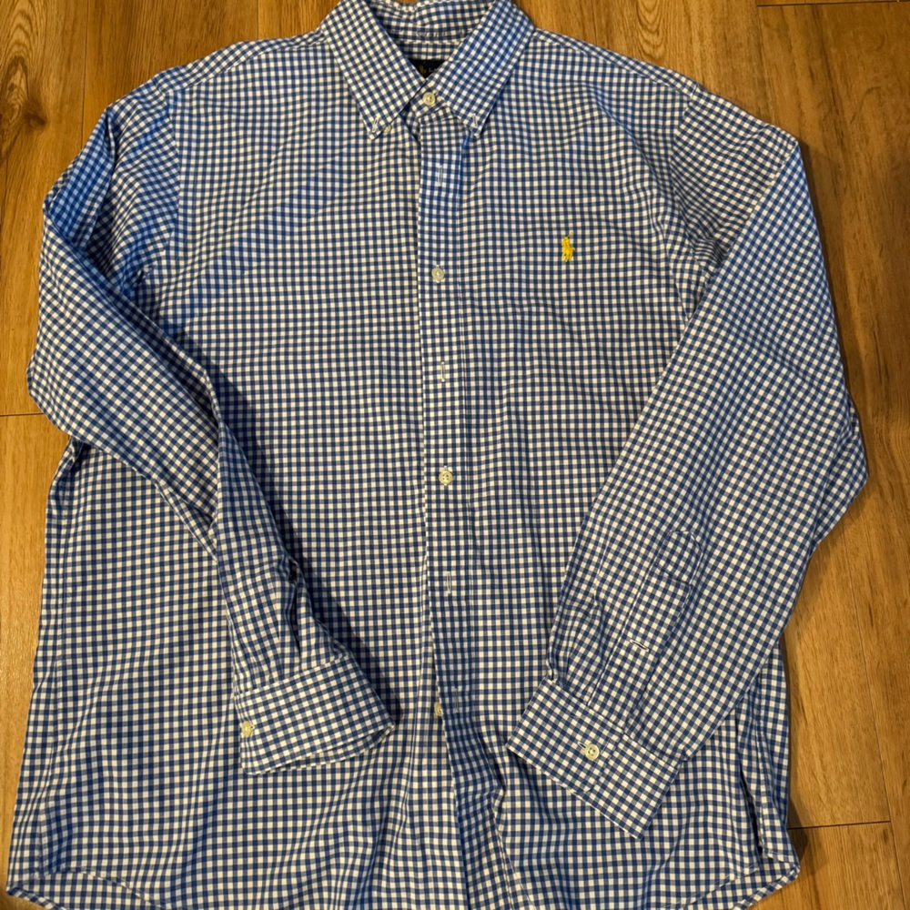 RALPH LAUREN LONG SLEEVE BUTTON DOWN